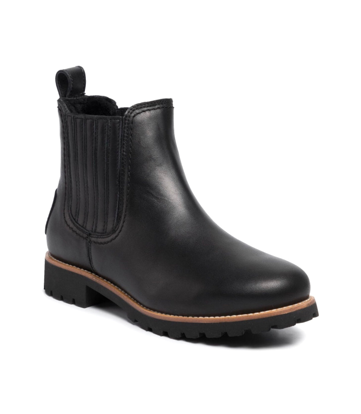 Panama Jack Brigitte Black Igloo Trav B2 Waterproof Wool Lined Chelsea Boot Made In Spain