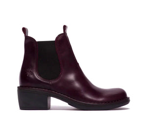 Fly London Meme030Fly Wine Ankle Chelsea Boots Made In Portugal