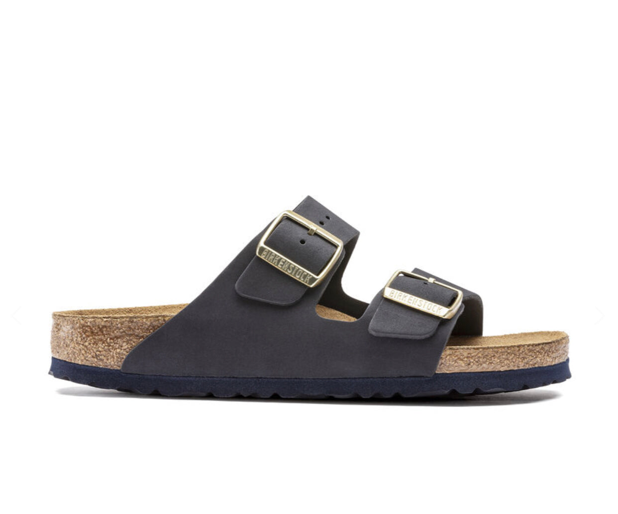 Birkenstock Arizona Midnight Blue Nubuck Leather Soft Footbed Made In Germany