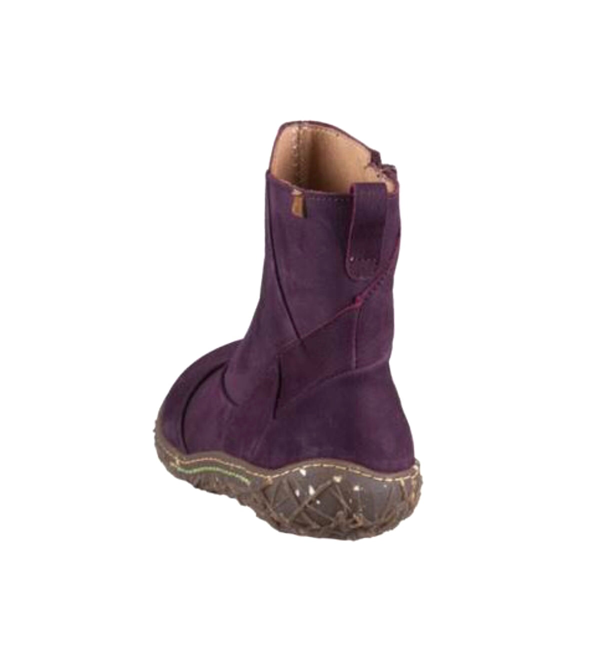 El Naturalista 5450 Mora Purple Nido Zip Ankle Boot Made in Spain