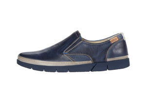 Pikolinos Palamos M0R-3203C1 Blue Leather Slip On Made In Spain