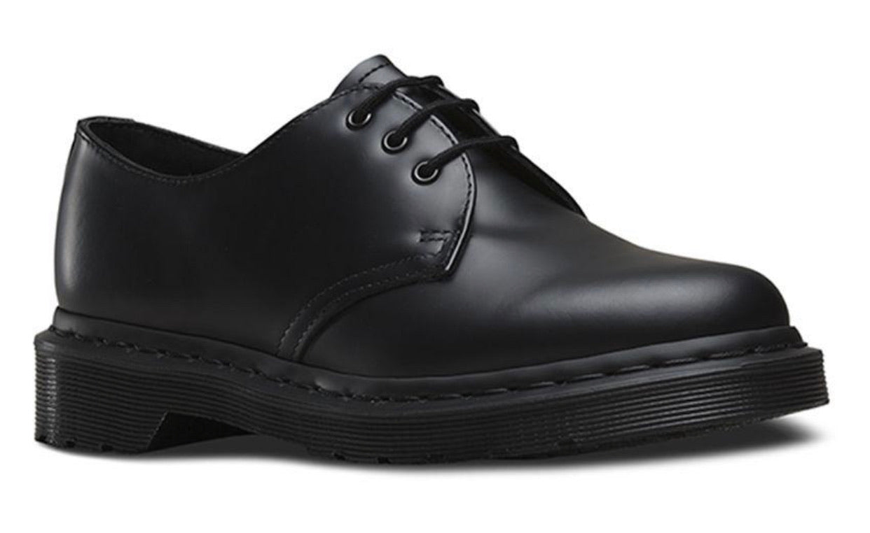 Dr. Martens 1461 Black Mono 3 Eyelet Shoe