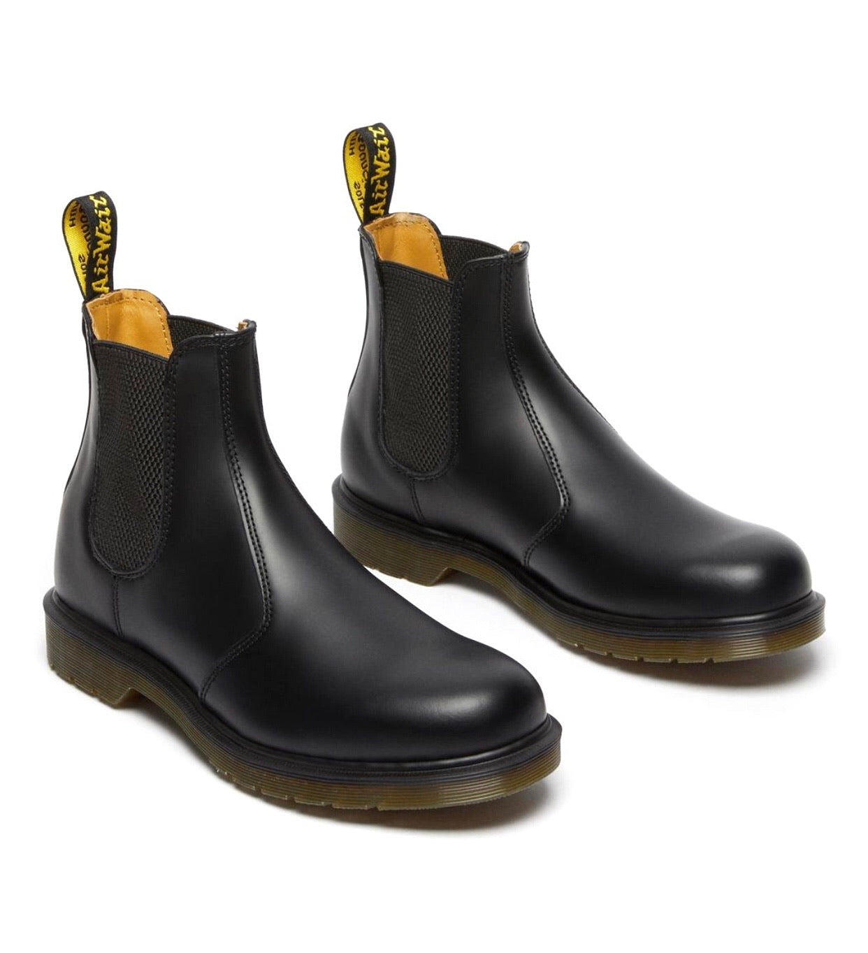 Dr. Martens 2976 Black Plain Welt Elastic Sided Boot