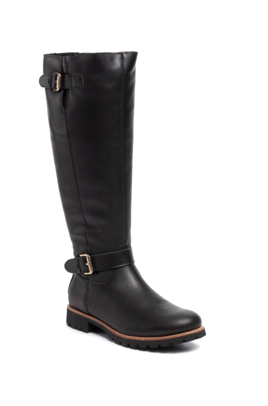 Panama Jack Amberes Black Igloo Trav B1 Sheepskin Lined Waterproof Knee High Boot Made In Spain