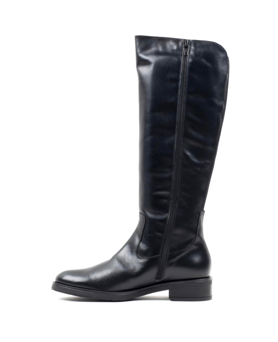 Wonders C-5455 Isy Negro Black Knee High Zip Boot Made In Spain