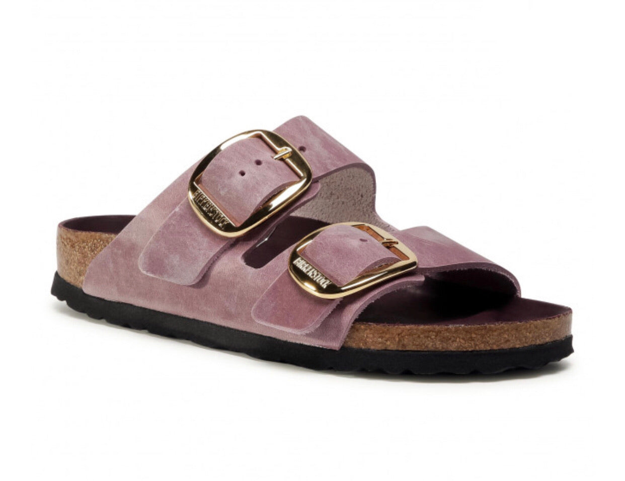 Birkenstock Arizona Big Buckle Lavender Blush Oiled Leather Made In Germany