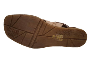 Martini Marco T0308 Camel Women's Flats Sandals Made In Romania