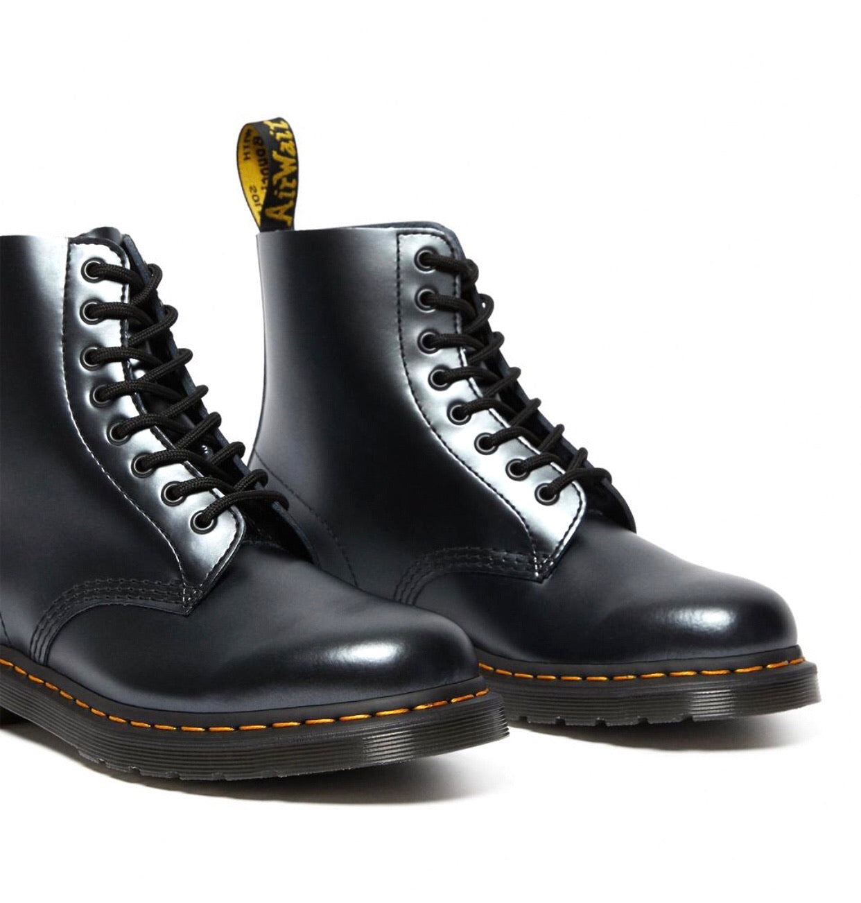 Dr. Martens 1460 Pascal Silver Chroma Ankle 8 Eyelet Boot