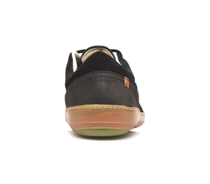 El Naturalista NF64 Black Meteo Lace Up 6 Eyelet Shoe Made In Spain