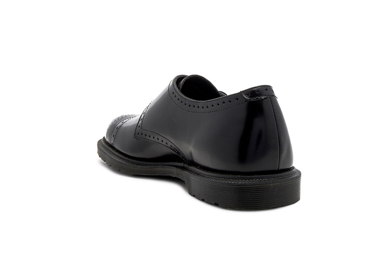 Dr. Martens Cobden Black Monk Strap Shoe