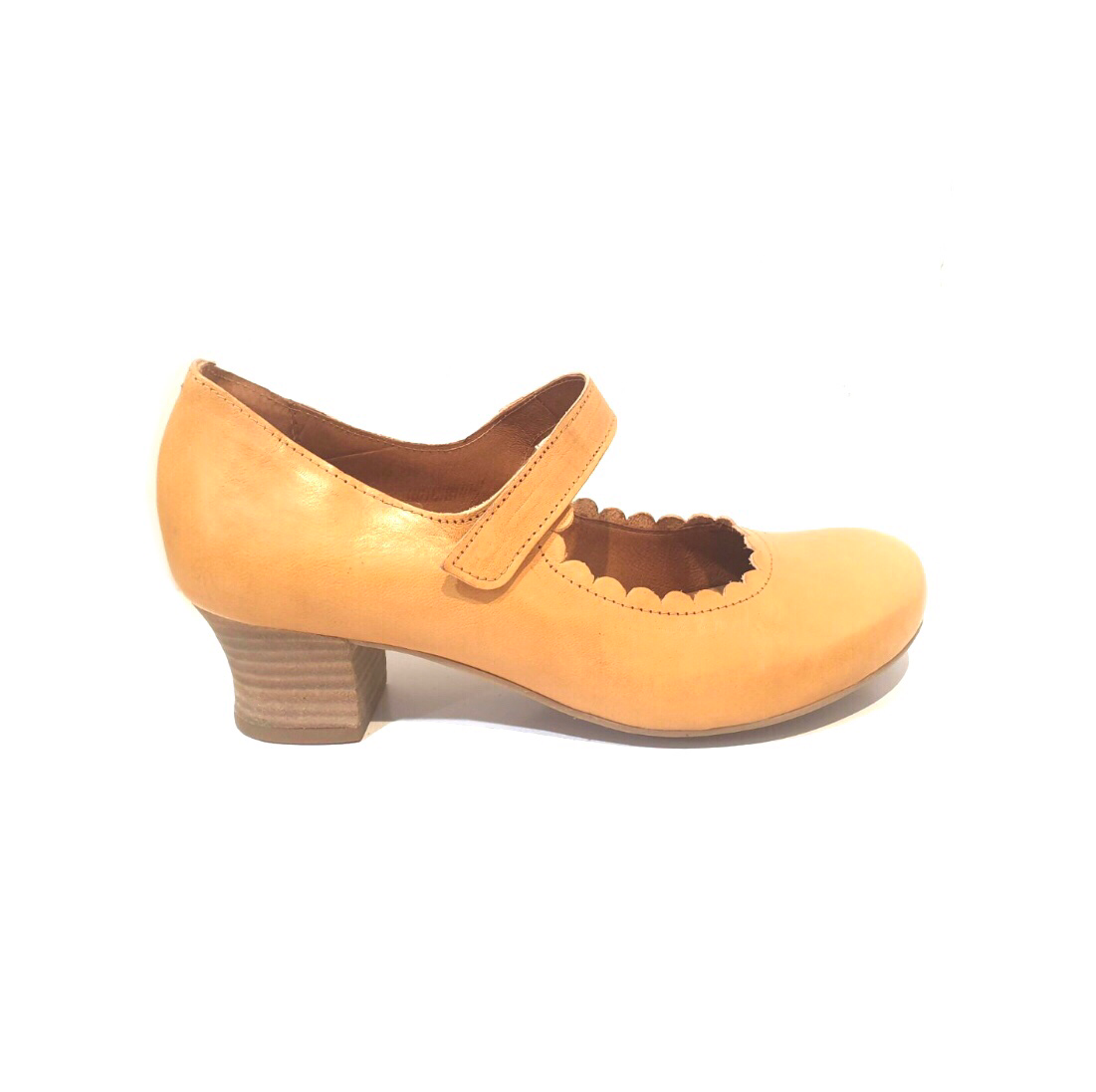 Brako 6174 Minthy Roma Beige Leather Court Shoe Made In Spain