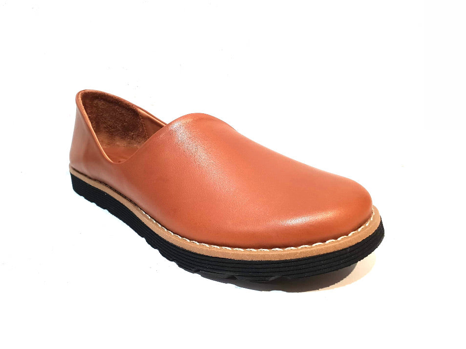 Sala Europe Gigi Tan Slip On Closed Toe Made In Turkey