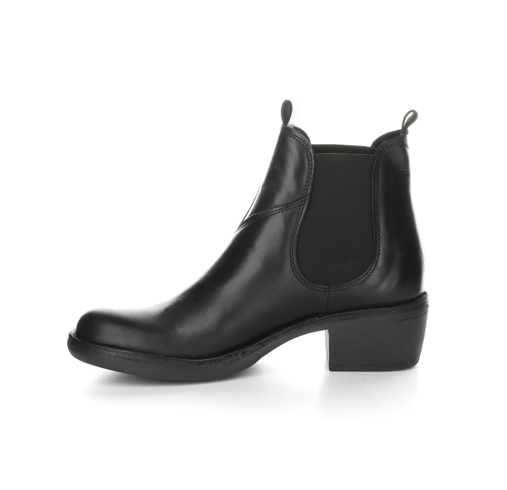 Fly London Meme030Fly Black Ankle Chelsea Boots Made In Portugal