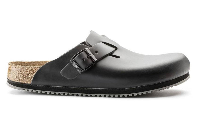 Birkenstock Boston Black Super Grip Made In Germany