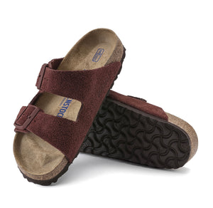 Birkenstock Arizona Chocolate Brown Suede Soft Footbed Made In Germany