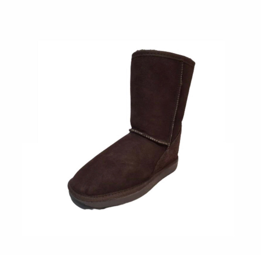 Ugg Australia Tidal 3/4 Chocolate Brown Mid Calf Sheepskin Boot Made In Australia