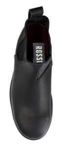 Rossi Boots Apollo 701 Black Steel Toe Chelsea Boot Made In Australia