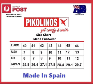 Pikolinos 06H-5303 Cuero Leather Slip On Shoes Made In Spain