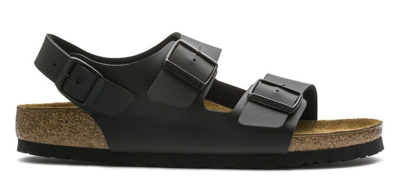 Birkenstock Milano Black Birko-Flor Made In Germany