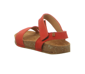 El Naturalista 5790 Coral Red Balance Pleasant Sandals Made In Spain