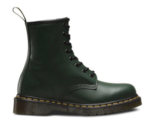 Dr. Martens 1460 Green Smooth Ankle 8 Eyelet Boot
