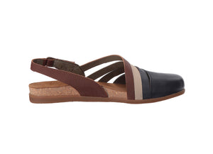 El Naturalista NF45 Zumaia Ocean Mixed Closed Toe Flats Made In Spain