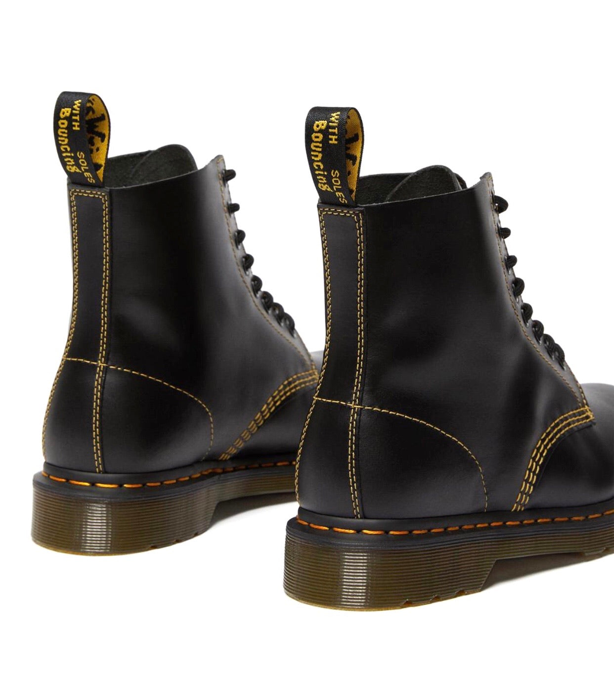 Dr. Martens 1460 Pascal Dark Grey Atlas Ankle 8 Eyelet Boot