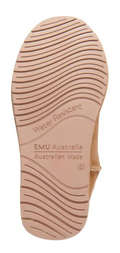 Emu Australia Chestnut Platinum Stinger Hi Knee High Sheepskin Made In Australia