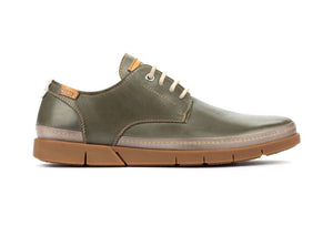 Pikolinos M0R-4339C1 Pickle Green 4 Eyelet Shoe Made In Spain