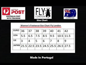Fly London Sher Dark Brown 3 Buckles Zip Knee Hi Boots Made In Portugal