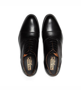 Pikolinos Bristol M7J-4184 Black 5 Eyelet Shoe Made In Spain