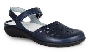 Naot Arataki Soft Ink Navy Blue Leather Ladies Sandals Made In Israel