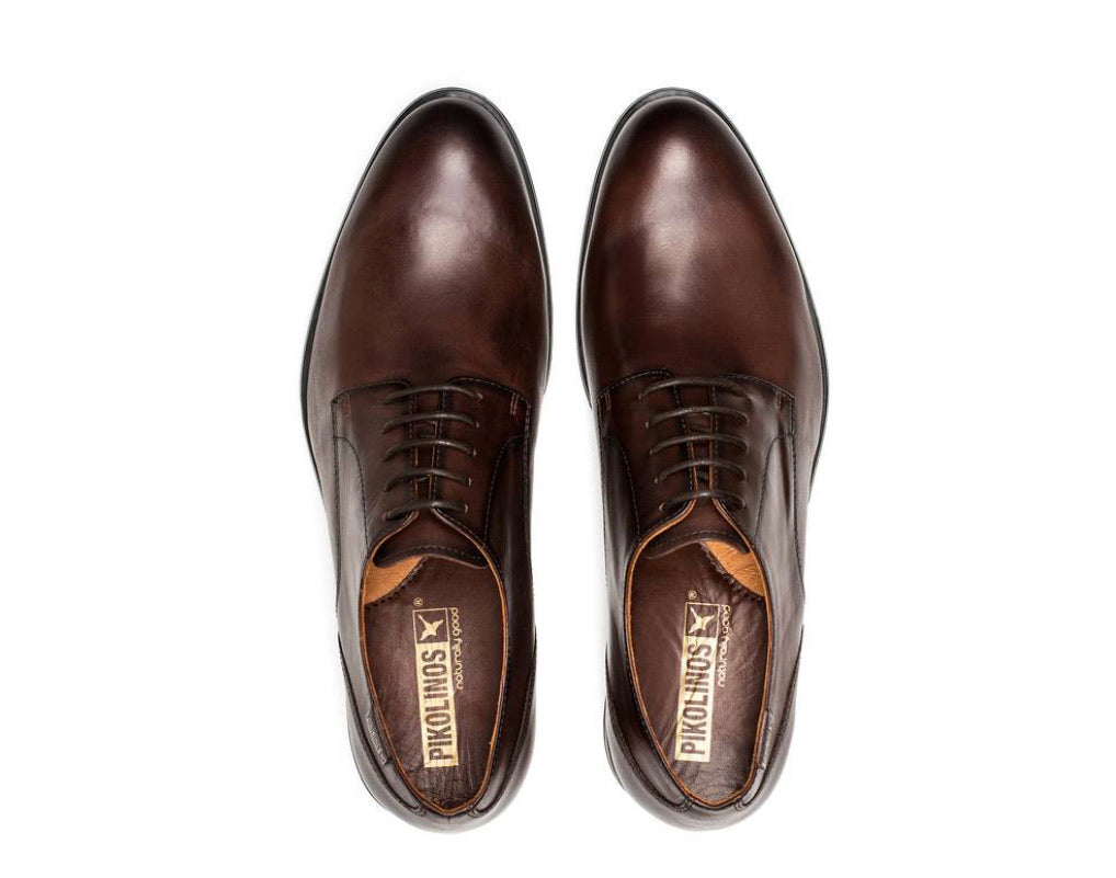 Pikolinos M7J-4187 Olmo Brown 5 Eyelet Shoe Made In Spain