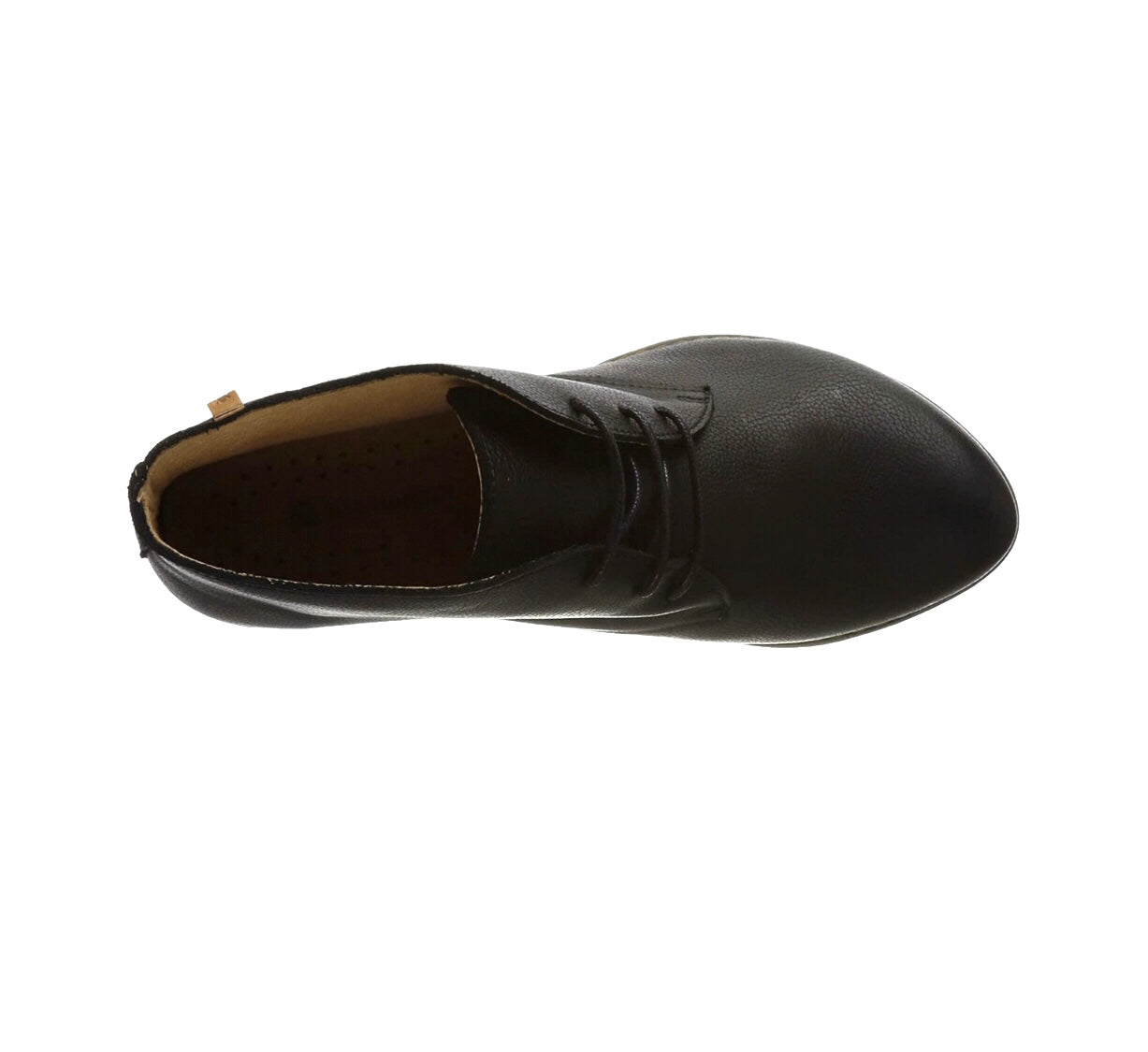 El Naturalista 5490 Black Sylvan 3 Eyelet Ankle Boot Made In Spain