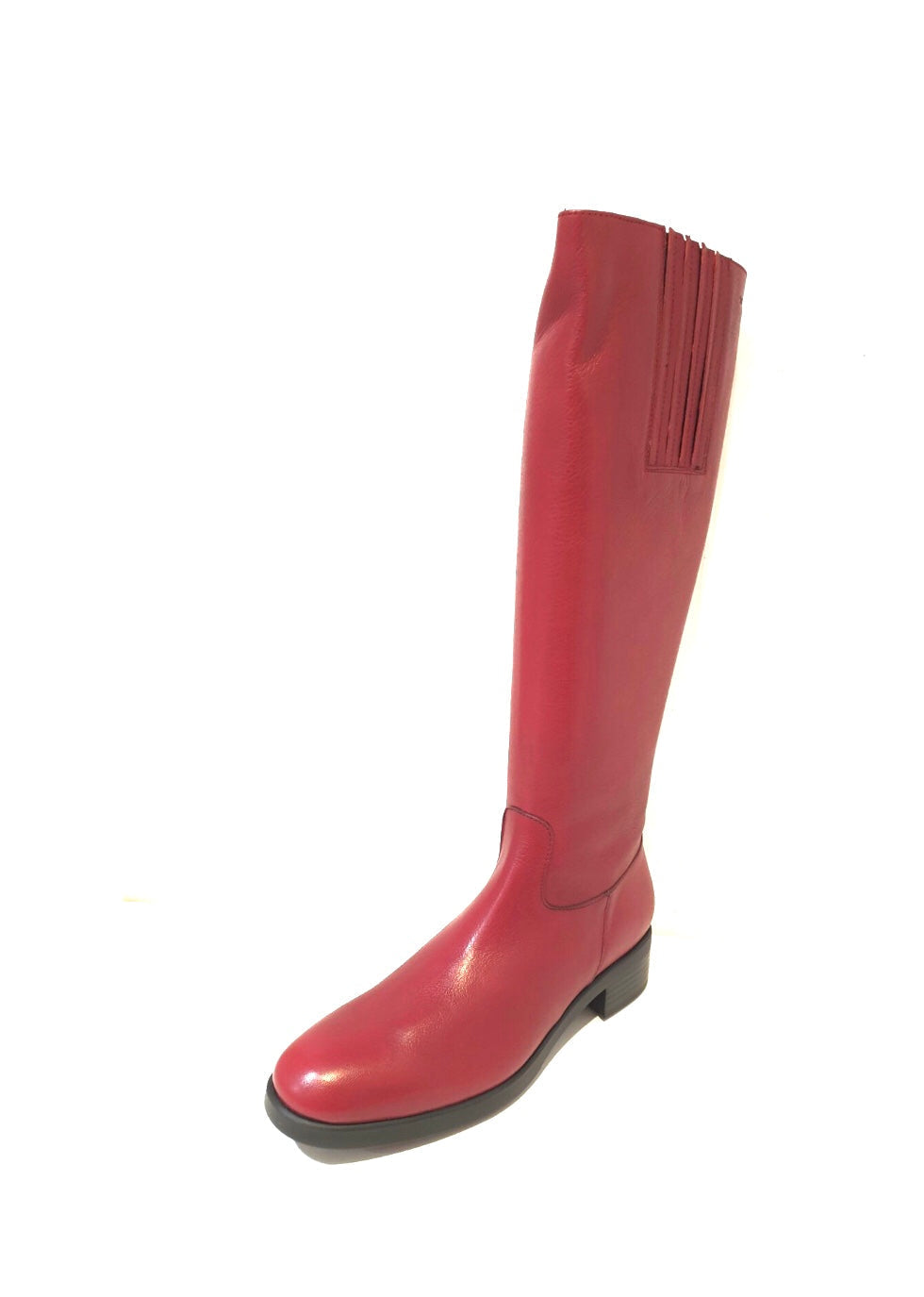 Wonders D-9343 Rubi Red Knee High Zip Boot Made In Spain