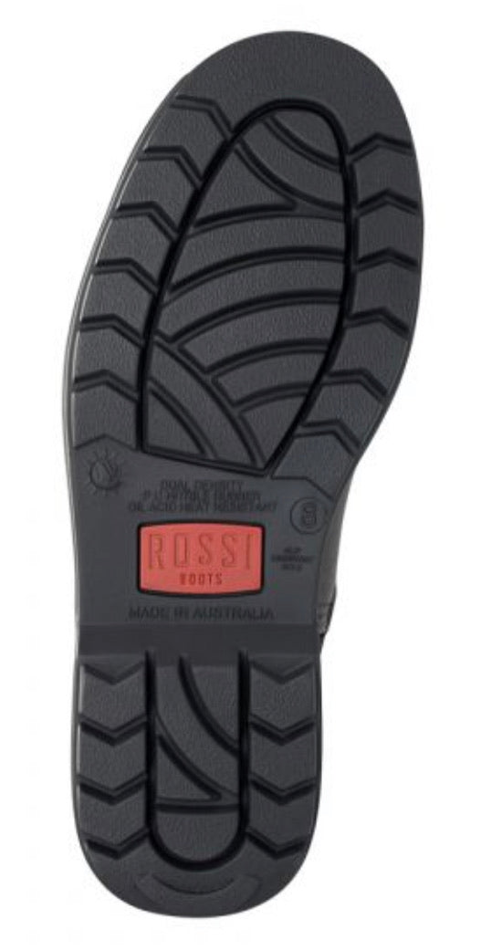 Rossi Boots Apollo 701 Black Steel Toe Chelsea Boot