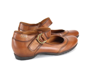 Pikolinos 968-5697 Brandy Light Tan Mary Jane Made In Spain