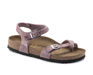 Birkenstock Taormina Lavender Blush Oiled Leather Made In Germany