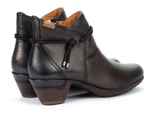Pikolinos Rotterdam Black 902-8775 Zip Ankle Boot Made In Spain