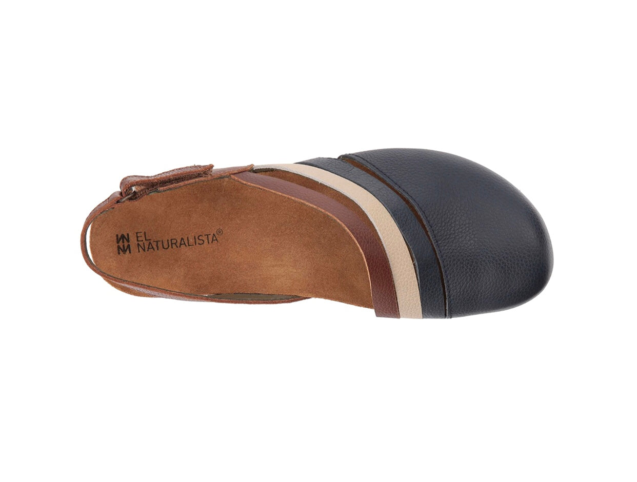 El Naturalista NF45 Zumaia Ocean Mixed Closed Toe Flats Made In Spain