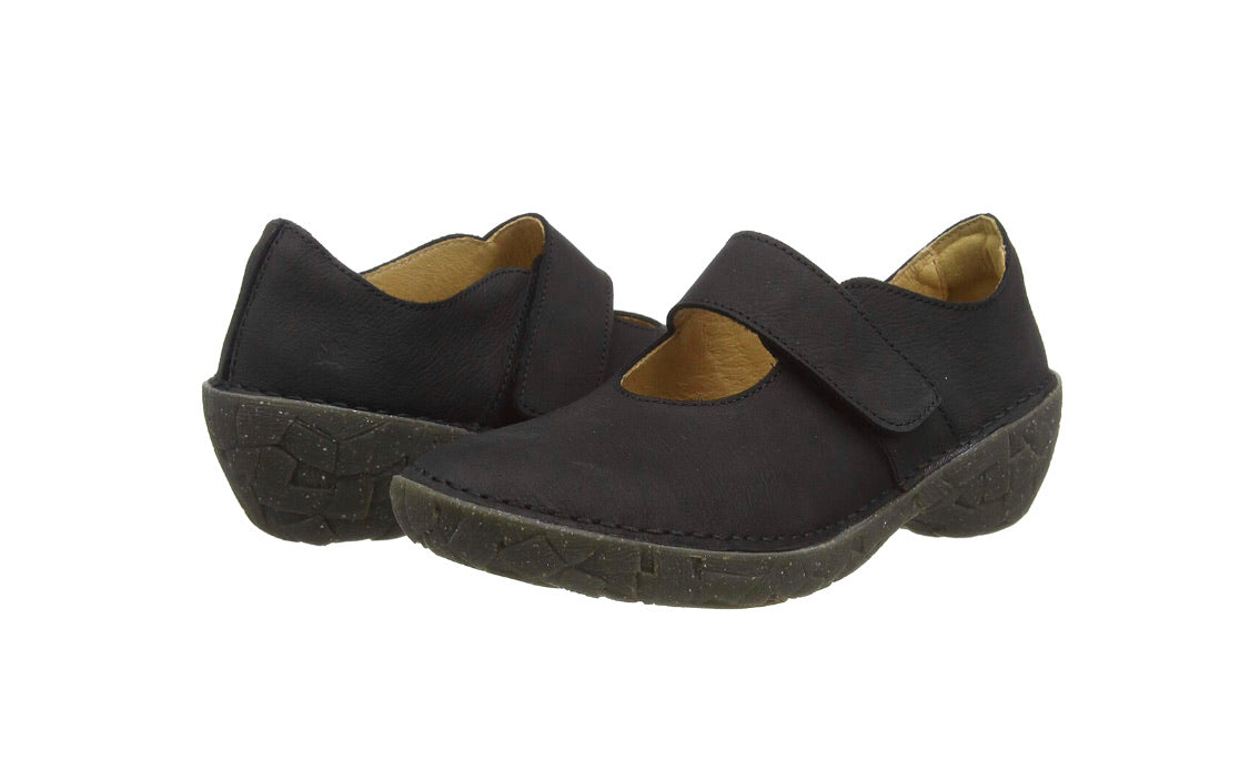 El Naturalista Warao 5780 Black Mary Jane Velcro Made In Spain