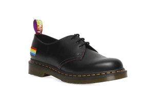 Dr. Martens 1461 Pride Black Smooth 3 Eyelet Shoe