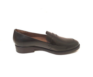 Wonders A-7251 Black Leather Loafer Made In Spain