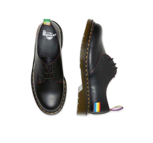 Dr. Martens 1461 Pride Black Smooth 3 Eyelet Shoe