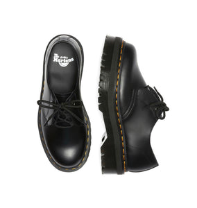 Dr. Martens Jarrick Lo Black Smooth Platform 1 Eyelet Shoe