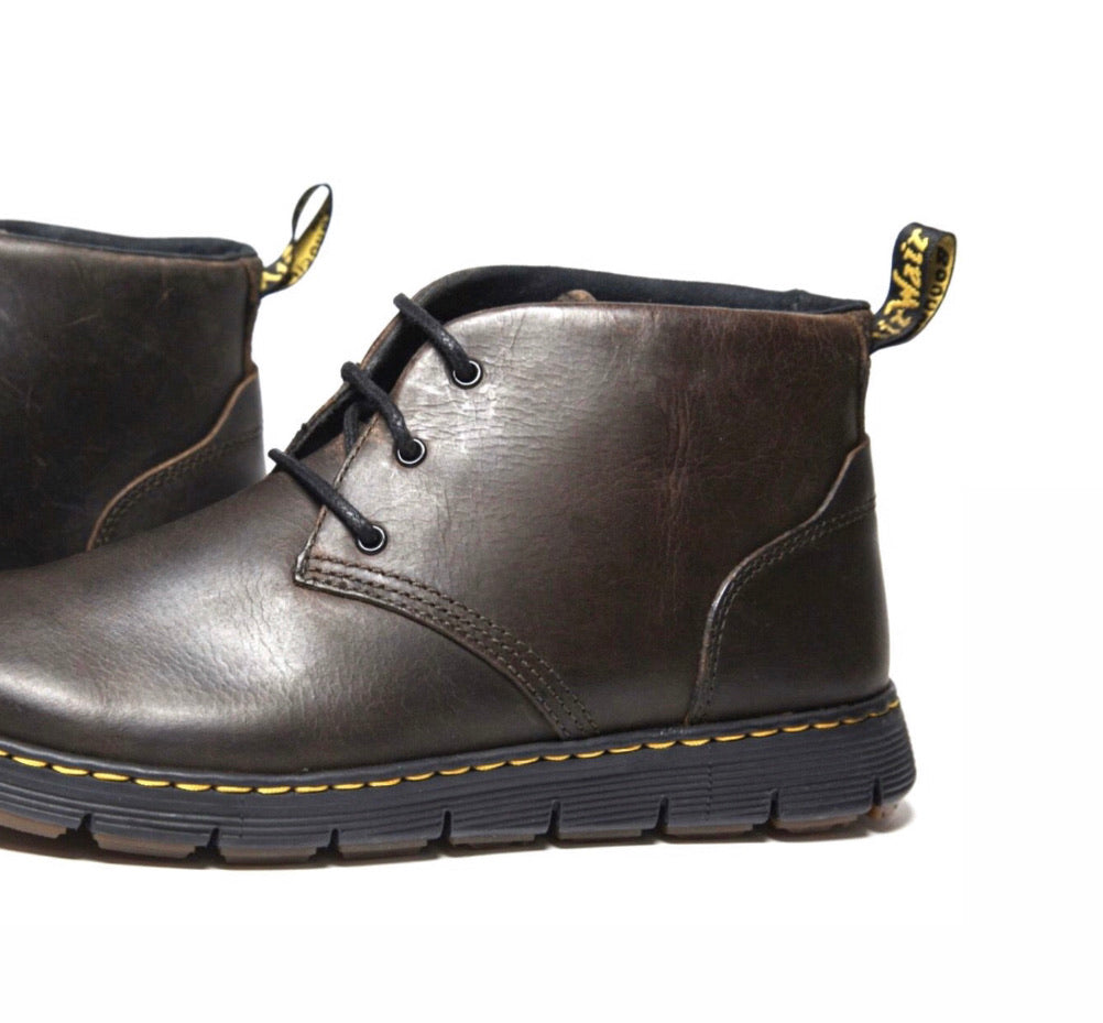 Dr. Martens Rhodes Chukka Brown Ankle 3 Eyelet Boot