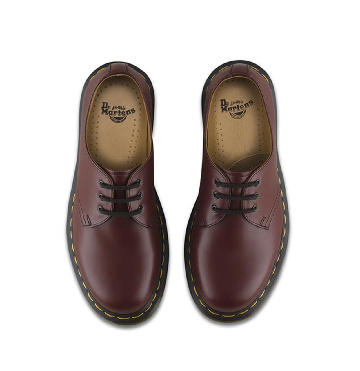 Dr. Martens 1461 Cherry Red Smooth 3 Eyelet Shoe