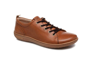 Birkenstock Islay Nut Natural Leather 5 Eyelet Shoe