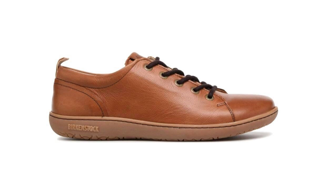 Birkenstock Islay Nut Natural Leather 5 Eyelet Shoe