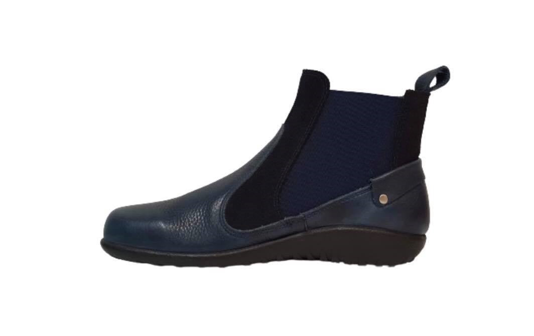 Naot Konini Blue Chelsea Ankle Boot Made In Israel